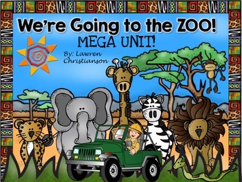 Preview of Zoo Math and Literacy MEGA Unit!