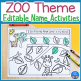 Zoo Name Practice Worksheets and Activities