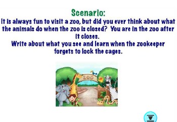 narrative writing zoo