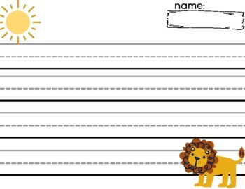 Zoo Paper for Animal Informative Writing or Narrative about Class Field ...