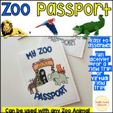 Zoo Field Trip Passport or Virtual field trips