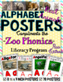 "Zoo Phonics" Inspired Alphabet Posters - REAL ANIMAL PICS