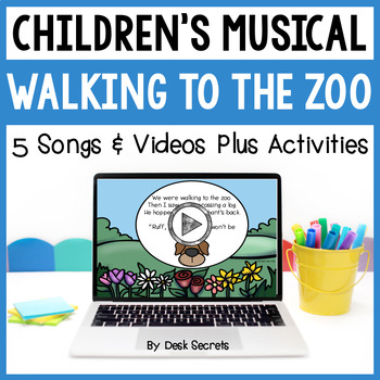 Preview of Zoo Play Script With Music & Videos | Musical Theater | Zoo Music Program
