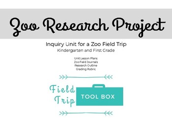 Preview of Zoo Research Project Inquiry Unit