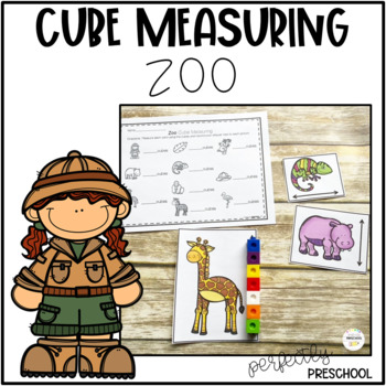 Preview of Zoo Safari Cube Measuring Nonstandard Measurement Activities for Preschool