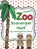 Zoo Scavenger Hunt FREEBIE!