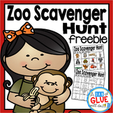 Zoo Scavenger Hunt FREEBIE