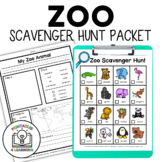 Zoo Scavenger Hunt Packet