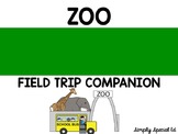 Zoo Special Education Field Trip Companion