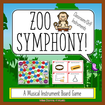 Preview of Zoo Symphony Classroom Instrument Game