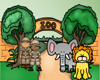 Preview of Zoo Theme Music Lesson/Program