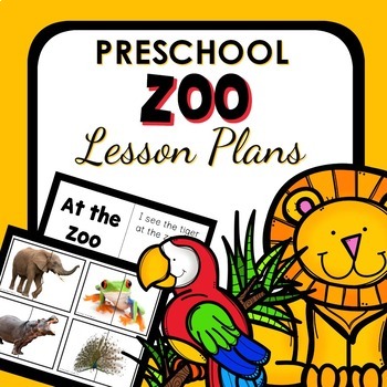 Preview of Zoo Theme Preschool Lesson Plans