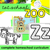 Zoo Theme Tot School – Preschool Homeschool Curriculum