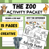 Zoo Themed Independent Activity Packet Morning Work, Field
