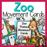 Zoo Themed Movement Cards