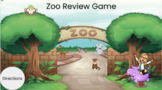 Zoo Themed Review Game (interactive google slides) EDITABLE