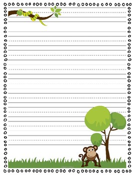 Zoo Themed Writing by Lloyd's Little's | TPT