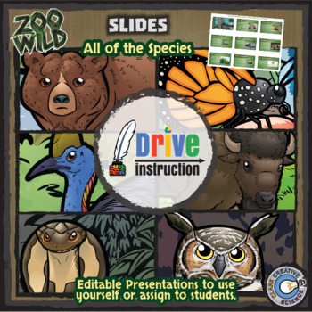 Preview of Drive Instruction - Zoo Wild - ALL OF THEM - 150+ Animals + Free Downloads