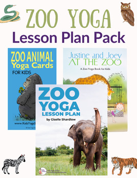 Preview of Zoo Yoga Lesson Planning Pack