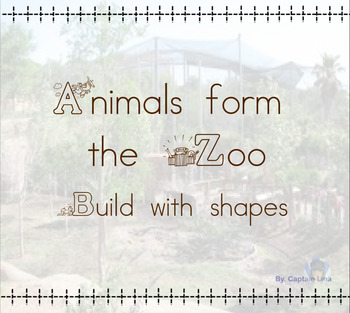 Preview of Zoo animal with shapes