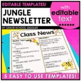 Weekly Newsletter Template | Editable Classroom Newsletter