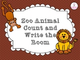 Zoo/Jungle Animal Write and Count the Room **Differentiated**