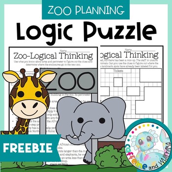 Preview of Zoological Thinking Math Logic Puzzle