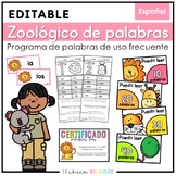 Zoológico de Palabras de Uso Frecuente {Spanish}
