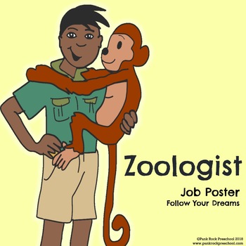 Preview of Zoologist Poster - Discover Your Passions