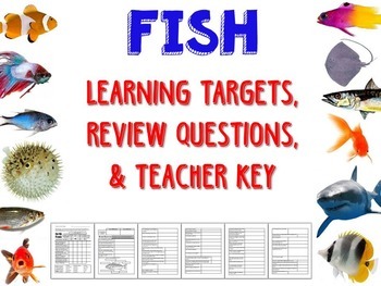 Preview of Zoology – Fish Learning Targets and Review Questions