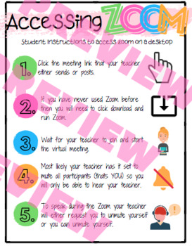 Preview of Zoom Access Instructions-Desktop