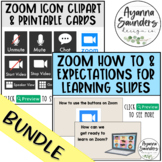 Zoom Bundle: Google Slides Expectations & Zoom Icons