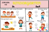 Zoom Class Rules Kindergarten