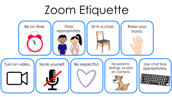 zoom presentation etiquette