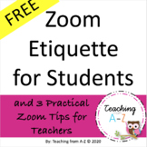 Zoom Etiquette Powerpoint for Students and 3 Zoom Tips for
