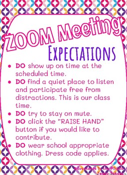 Preview of Zoom Expectations