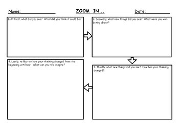 Preview of Zoom In Thinking Routine