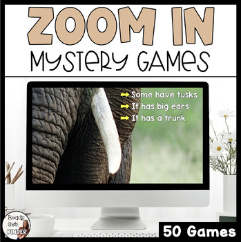 Preview of Zoom In Mystery Games | Digital Brain Breaks | Morning Meeting