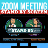 Zoom Meeting Animated Stand By/Wait Screen Looping Video