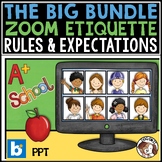 Zoom Meeting Rules Distance Learning Bundle