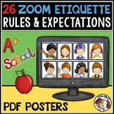 Zoom Meeting Rules Posters