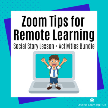 Preview of Zoom Tips Distance Learning Lesson Bundle!