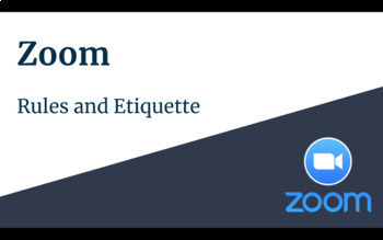 Preview of Zoom rules and etiquette