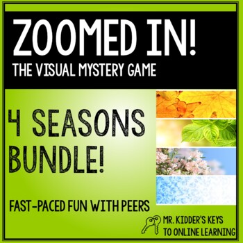 Preview of Zoomed In! The Visual Mystery Game 4 SEASONS BUNDLE!