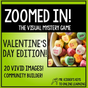 Preview of Zoomed In! The Visual Mystery Game VALENTINE'S DAY EDITION!