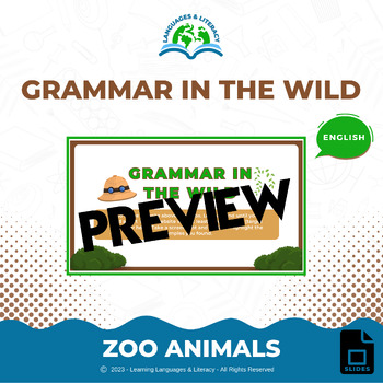 Preview of Zooquarium - English - Grammar in the Wild - WebHunt
