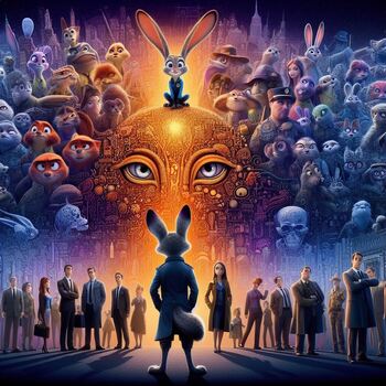 Preview of Zootopia (2016) Psychology Class:Movie Viewing Guide:Summary/Vocab/Questions/KEY