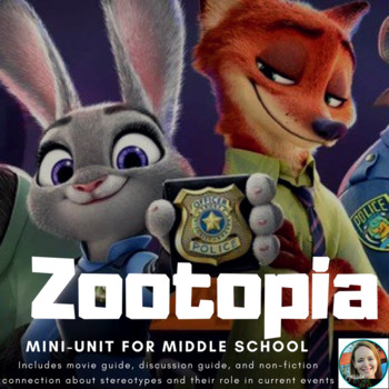 Preview of Zootopia Movie Guide & Stereotypes Discussion