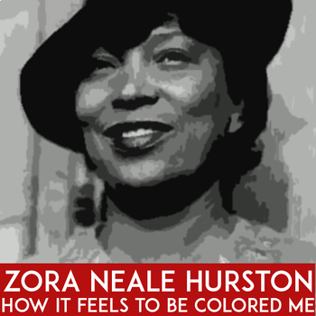 Preview of "How it Feels to be Colored Me" Zora Neale Hurston | Figurative Language Lesson
