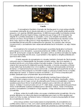 Preview of Zoroastrianismo/Zoroastrianism (Portugues)